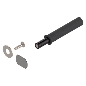 BLUM TIP ON CORTO PARA PUERTAS NEGRO CARBON MATE
