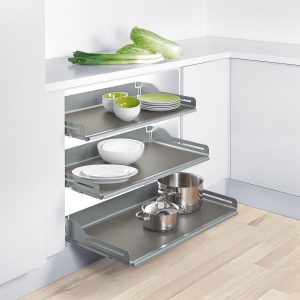 BANDEJA EXTRAIBLE EXTENDO LIBELL ANTRACITA 900 MM 30 KG