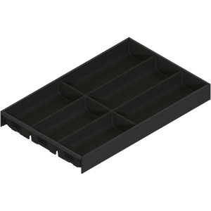 AMBIA-LINE BANDEJA CUBIERTERO NEGRO CARBON MATE 500 MM