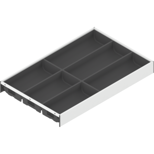 AMBIA-LINE BANDEJA CUBIERTERO BLANCO SEDA/GRIS ORION 500 MM