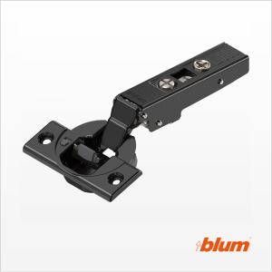 BISAGRA CLIP TOP BLUMOTION PARCHE 107° NEGRO ONIX BLUM