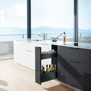 LEGRABOX PURE SPACE TWIN NEGRO CARBON 500 MM 70 KG BLUMOTION FM