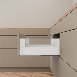 MERIVOBOX ALTO (E ) BLANCO 500 MM 70 KG BLUMOTION FM BOXCOVER