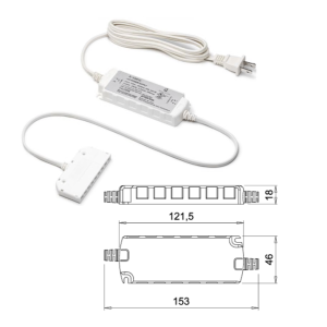 TRANSFORMADOR 15 W 24 VDC
