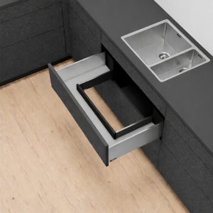 MYLEGRABOX PURE POCETA EDICION ESPECIAL INOX 500 MM 40 KG BLUMOTION FM