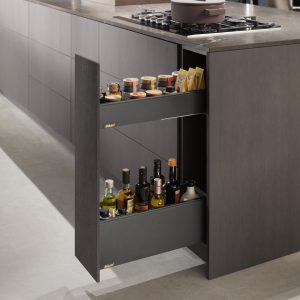 MYLEGRABOX PURE SPACE TWIN EDICION ESPECIAL NEGRO CARBON CON TEXTURA 500 MM 70 KG BLUMOTION FM