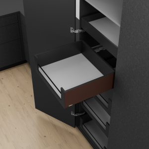 MYLEGRABOX PURE ALTO (C) EDICION ESPECIAL NOBLE RUST 500 MM 70 KG BLUMOTION INTERNO + VIDRIO PANDO