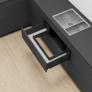 MYLEGRABOX PURE POCETA EDICION ESPECIAL NEGRO CARBON CON TEXTURA 500 MM 40 KG BLUMOTION FM