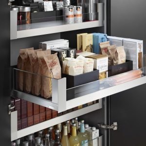 LEGRABOX FREE ALTO (C) INOX 500 MM 70 KG BLUMOTION INTERNO + VIDRIO PANDO