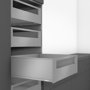 LEGRABOX PURE ALTO (C) GRIS ORION 500 MM 70 KG BLUMOTION INTERNO + GUARDACUERPO