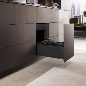 LEGRABOX PURE ALTO (F) NEGRO CARBON 500 MM 70 KG BLUMOTION FM