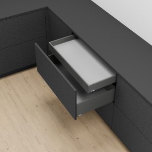 LEGRABOX PANDO (M) GRIS ORION 500 MM 40 KG BLUMOTION INTERNO