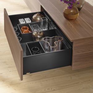 LEGRABOX PURE ALTO (C) NEGRO CARBON 500 MM 70 KG BLUMOTION FM
