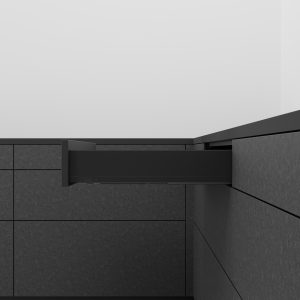 LEGRABOX PANDO (M) NEGRO CARBON 400 MM 40 KG BLUMOTION FM